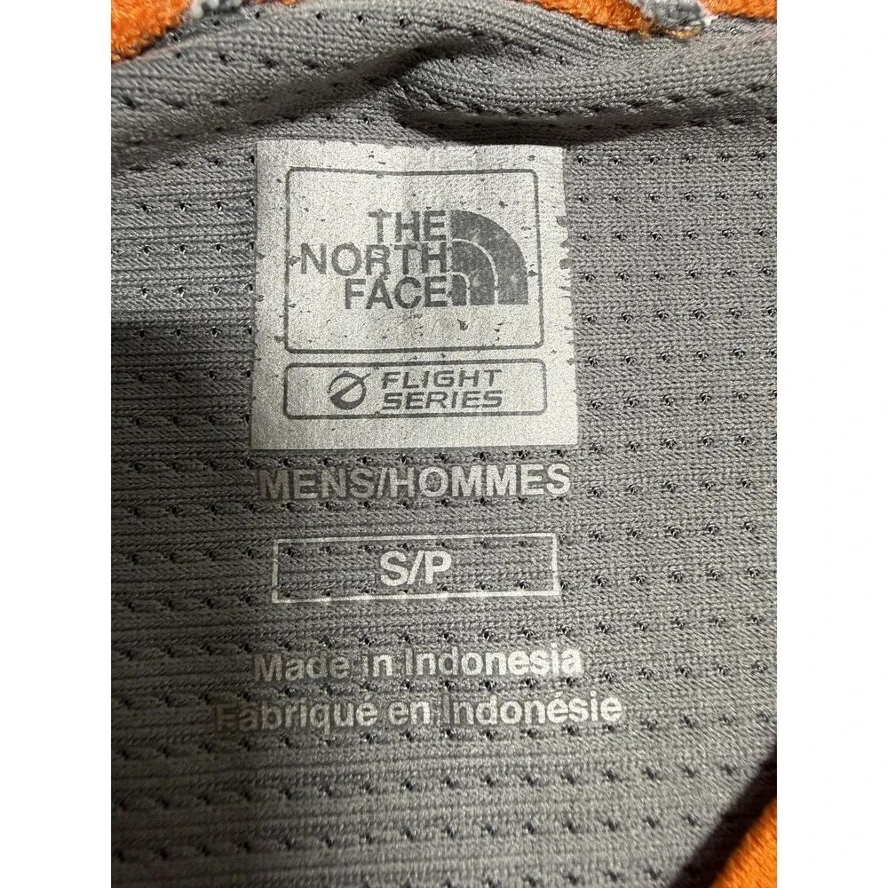 The North Face Flight VaporWick Shirt Mens Small Orange Short Sleeve Running Top